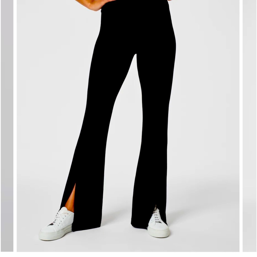 COPY - SPANX NWOT SLIM FLARE PANT WITH FRONT SLIT